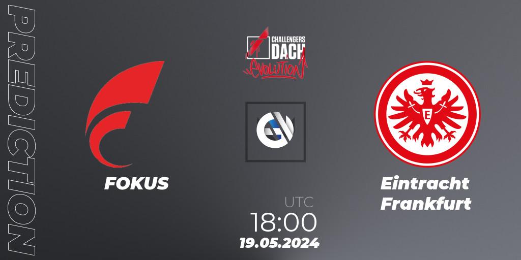 Pronósticos FOKUS - Eintracht Frankfurt. 19.05.2024 at 15:00. VALORANT Challengers 2024 DACH: Evolution Split 2 - VALORANT