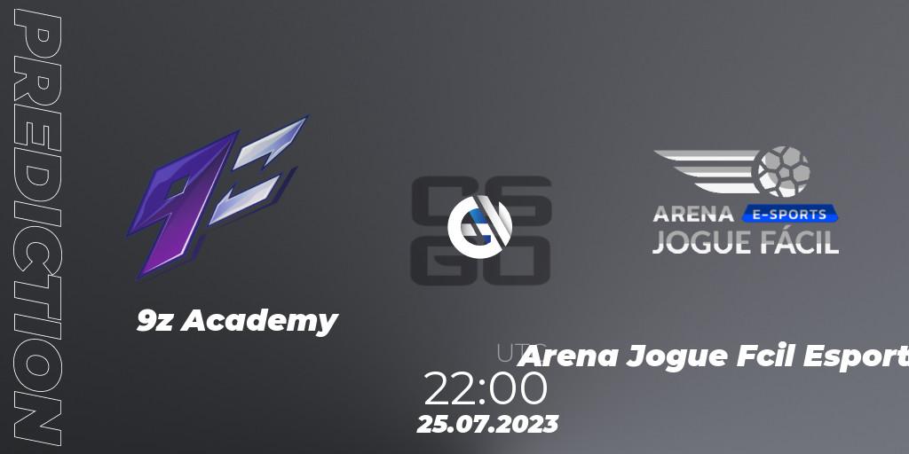 Pronósticos 9z Academy - Arena Jogue Fácil Esports. 25.07.23. Gamers Club Liga Série A: July 2023 - CS2 (CS:GO)
