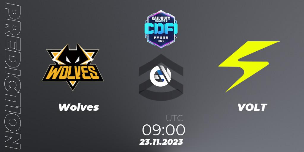 Pronósticos Wolves - VOLT. 23.11.2023 at 09:00. CODM Fall Invitational 2023 - Call of Duty