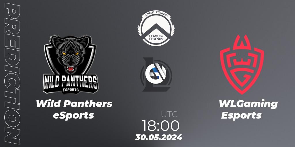 Pronósticos Wild Panthers eSports - WLGaming Esports. 30.05.2024 at 18:00. GLL Summer 2024 - LoL