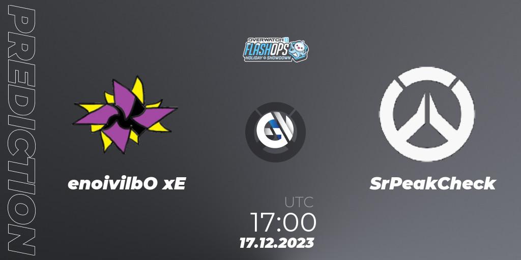 Pronósticos enoivilbO xE - SrPeakCheck. 17.12.23. Flash Ops Holiday Showdown - EMEA - Overwatch
