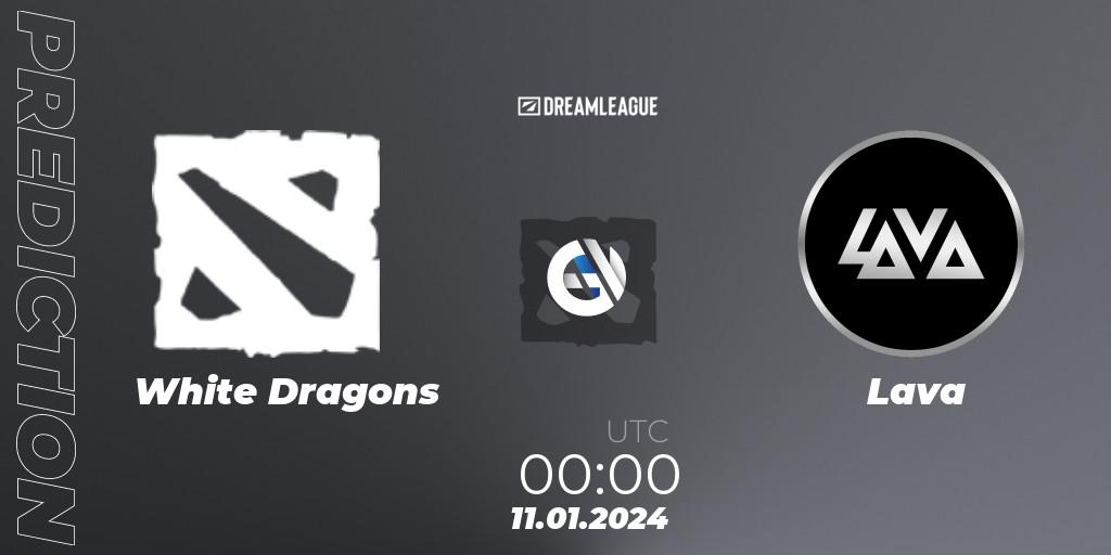 Pronósticos White Dragons - Lava. 11.01.2024 at 00:00. DreamLeague Season 22: South America Open Qualifier #1 - Dota 2