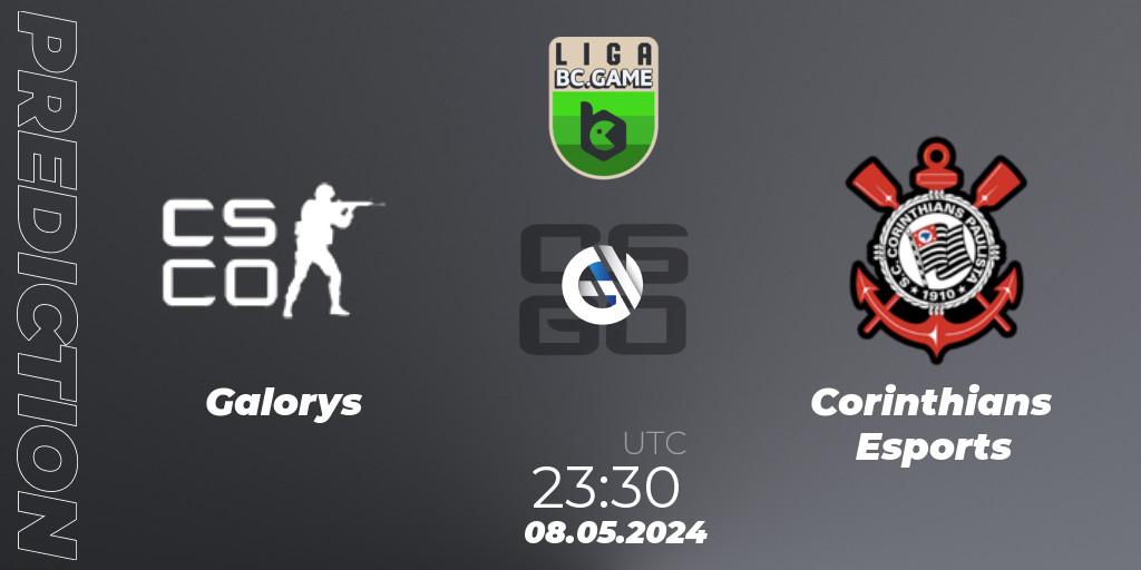 Pronósticos Galorys - Corinthians Esports. 08.05.2024 at 23:30. Dust2 Brasil Liga Season 3 - Counter-Strike (CS2)