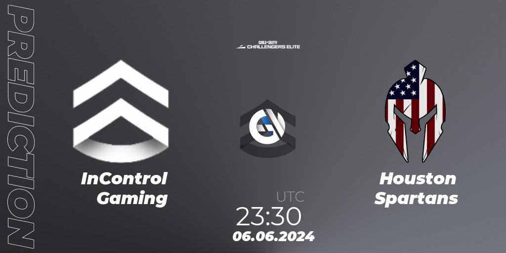 Pronósticos InControl Gaming - Houston Spartans. 06.06.2024 at 22:30. Call of Duty Challengers 2024 - Elite 3: NA - Call of Duty