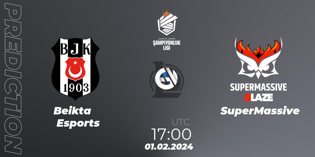 Pronósticos Beşiktaş Esports - SuperMassive. 01.02.24. TCL Winter 2024 - LoL