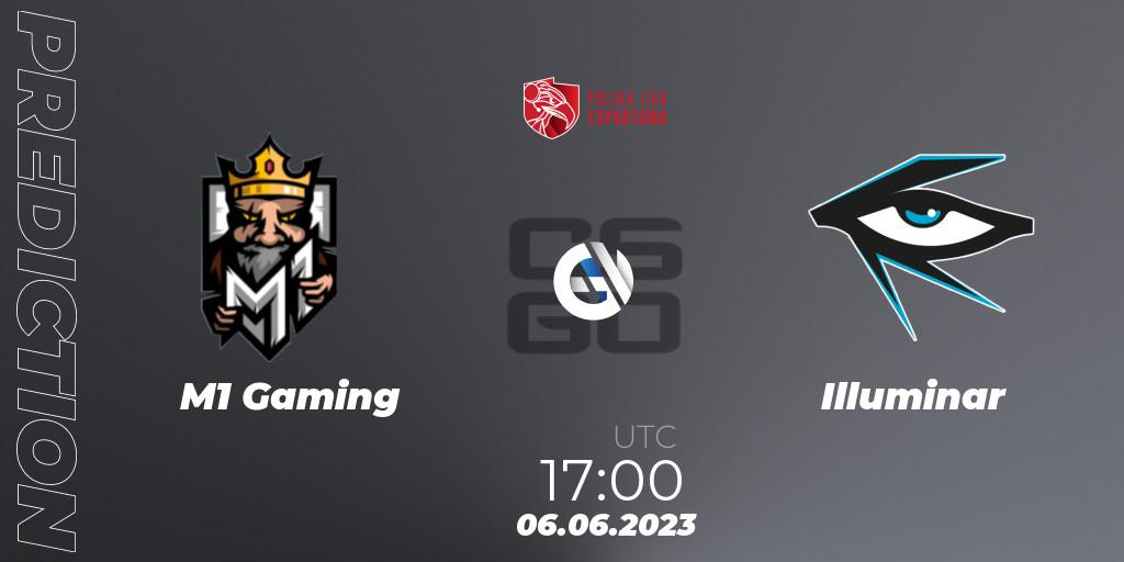 Pronósticos M1 Gaming - Illuminar. 06.06.2023 at 17:00. Polish Esports League 2023 Split 2 - Counter-Strike (CS2)