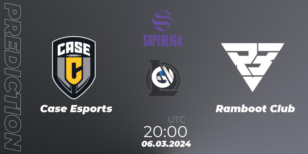 Pronósticos Case Esports - Ramboot Club. 06.03.24. Superliga Spring 2024 - Group Stage - LoL