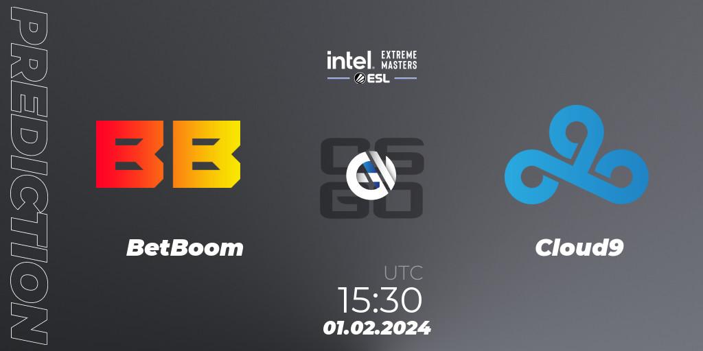 Pronósticos BetBoom - Cloud9. 01.02.2024 at 15:30. IEM Katowice 2024 Play-in - Counter-Strike (CS2)