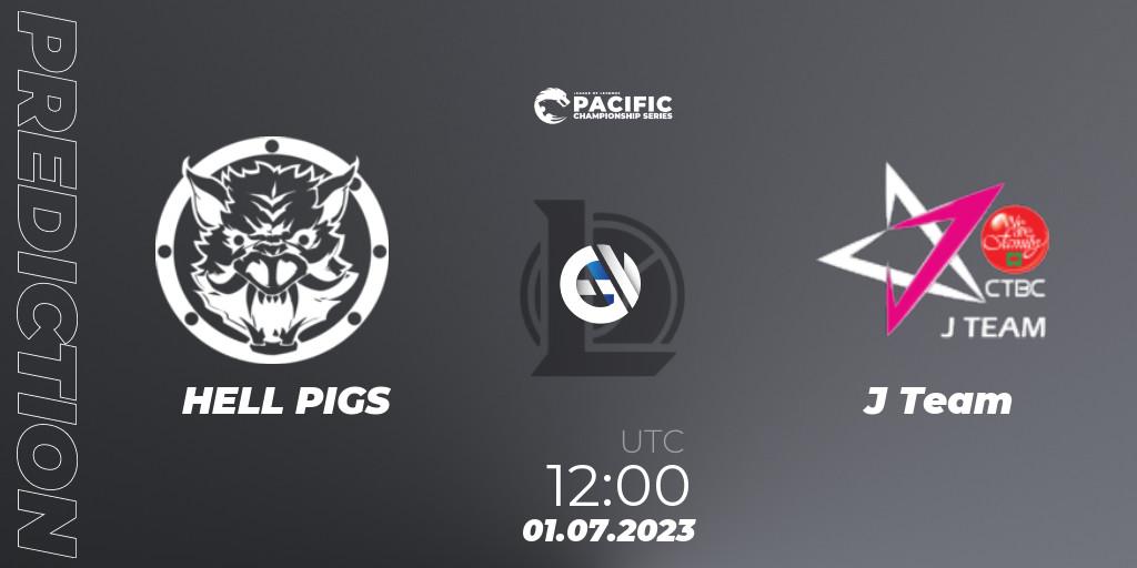 Pronósticos HELL PIGS - J Team. 01.07.2023 at 12:30. PACIFIC Championship series Group Stage - LoL