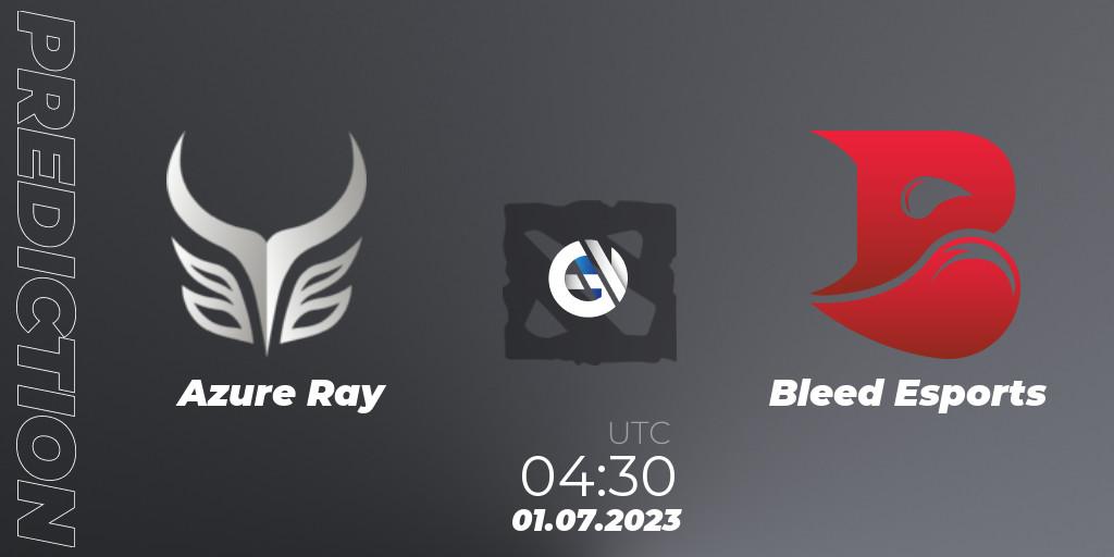 Pronósticos Azure Ray - Bleed Esports. 01.07.2023 at 04:32. Bali Major 2023 - Group Stage - Dota 2