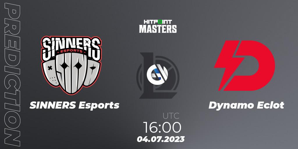 Pronósticos SINNERS Esports - Dynamo Eclot. 04.07.23. Hitpoint Masters Summer 2023 - Group Stage - LoL