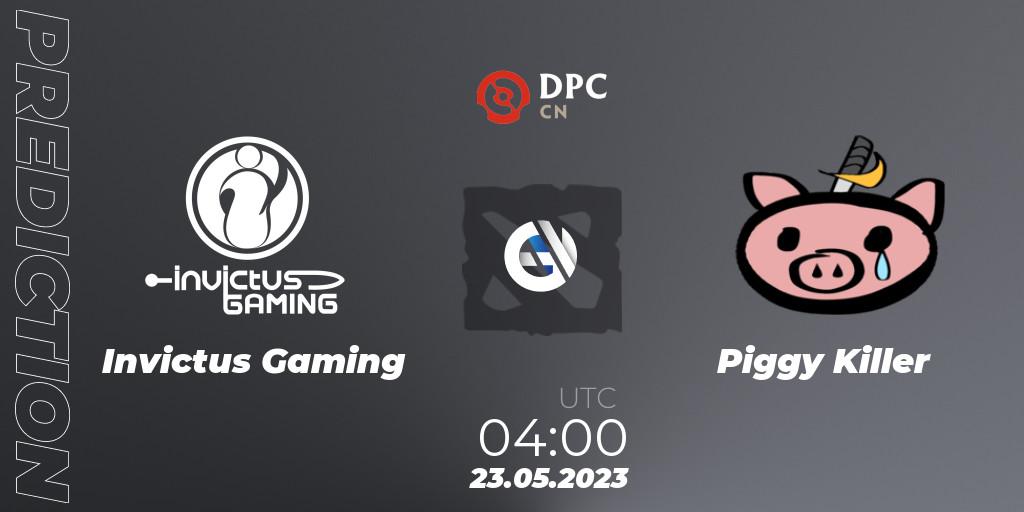 Pronósticos Invictus Gaming - Piggy Killer. 23.05.23. DPC 2023 Tour 3: CN Division I (Upper) - Dota 2