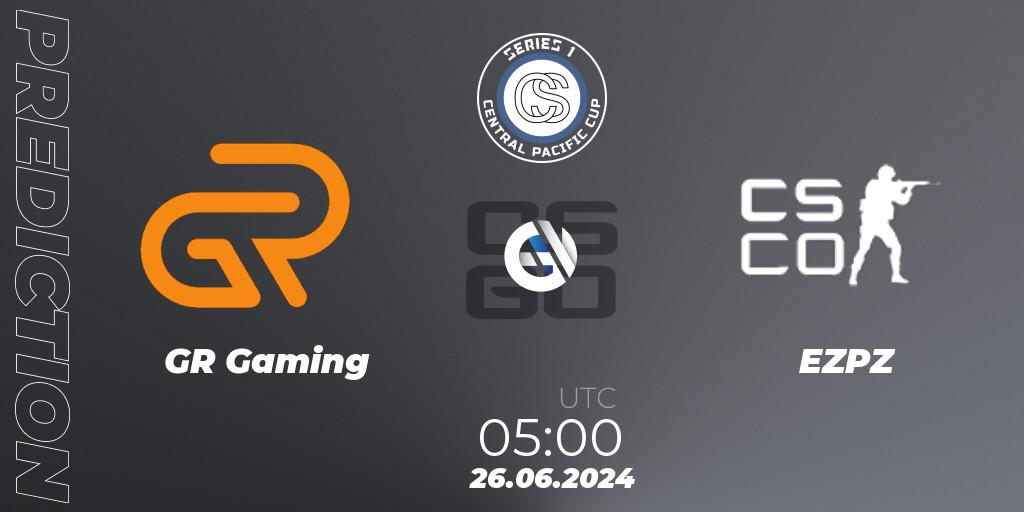 Pronósticos GR Gaming - EZPZ. 30.06.2024 at 08:00. Central Pacific Cup: Series 1 - Counter-Strike (CS2)