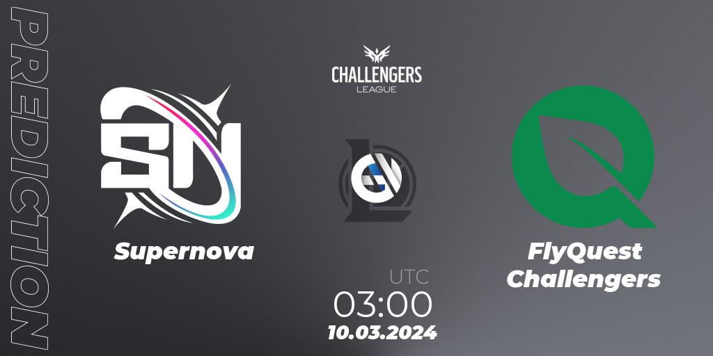 Pronósticos Supernova - FlyQuest Challengers. 10.03.24. NACL 2024 Spring - Group Stage - LoL