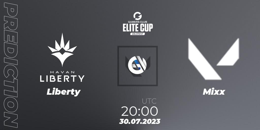 Pronósticos Liberty - Mixx. 30.07.2023 at 20:00. Gamers Club Elite Cup 2023 - VALORANT