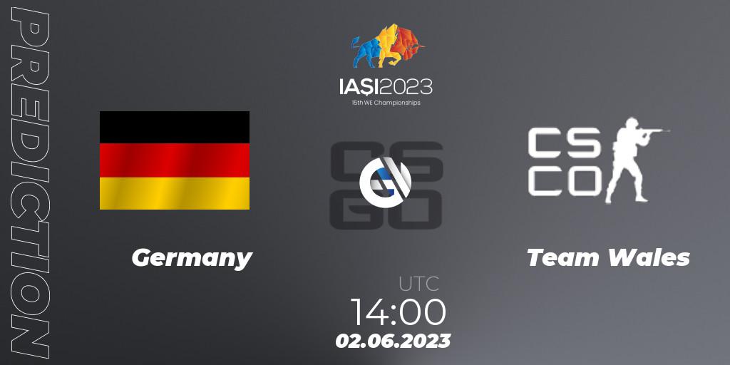 Pronósticos Germany - Team Wales. 02.06.23. IESF World Esports Championship 2023: Western Europe Qualifier - CS2 (CS:GO)