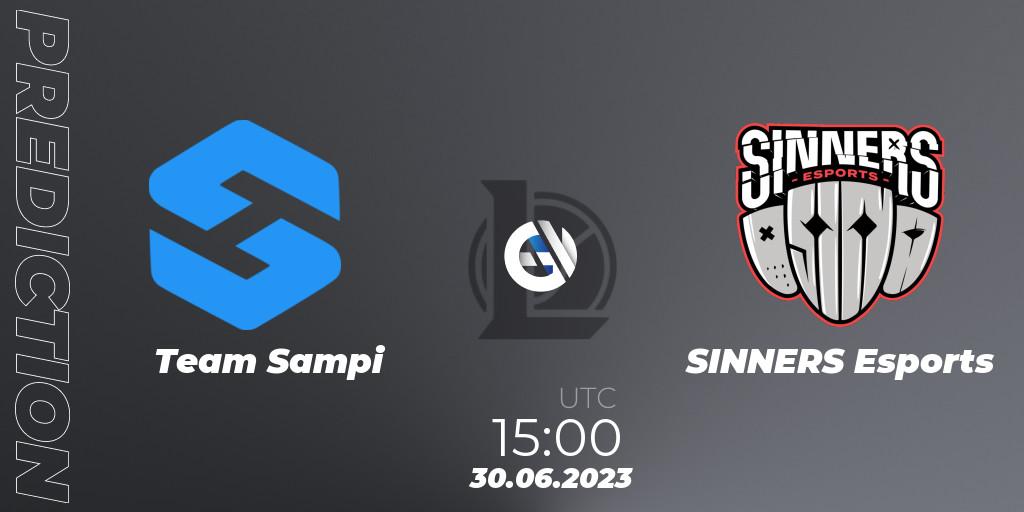 Pronósticos Team Sampi - SINNERS Esports. 06.06.2023 at 16:00. Hitpoint Masters Summer 2023 - Group Stage - LoL