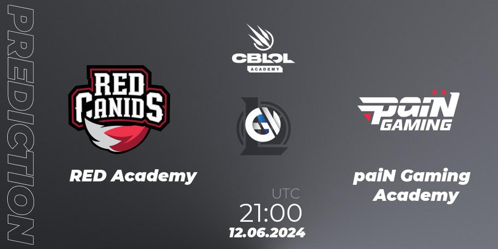 Pronósticos RED Academy - paiN Gaming Academy. 12.06.2024 at 21:00. CBLOL Academy 2024 - LoL