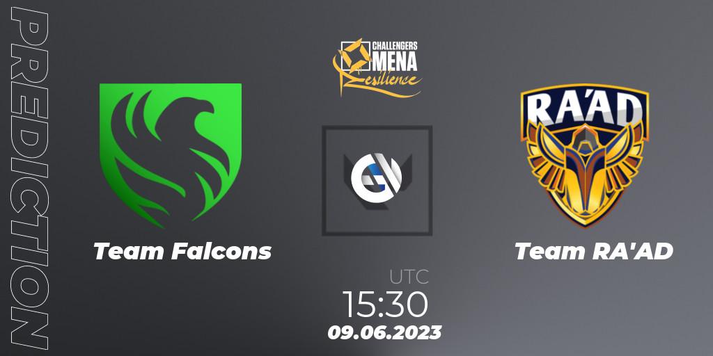 Pronósticos Team Falcons - Team RA'AD. 09.06.23. VALORANT Challengers 2023 MENA: Resilience - LAN Finals - VALORANT