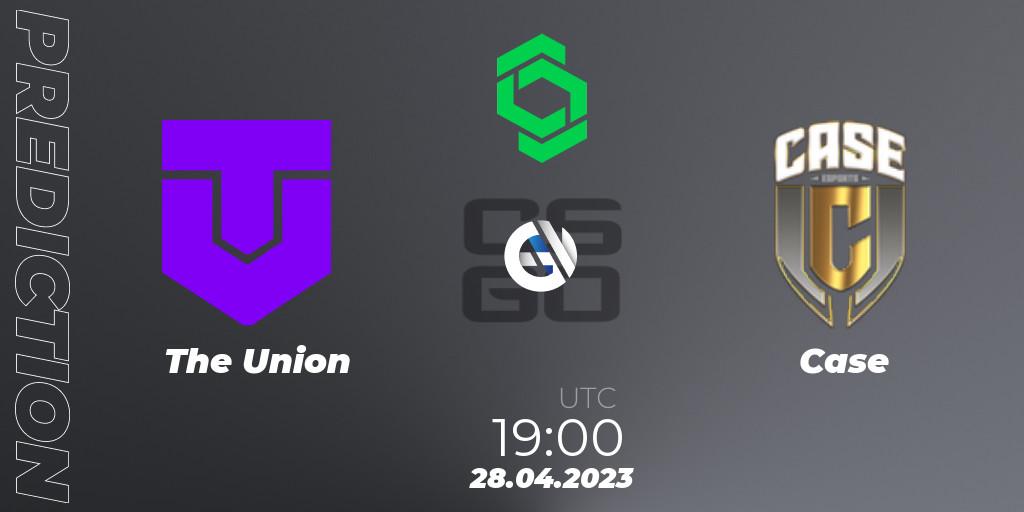 Pronósticos The Union - Case. 28.04.2023 at 19:00. CCT South America Series #7 - Counter-Strike (CS2)