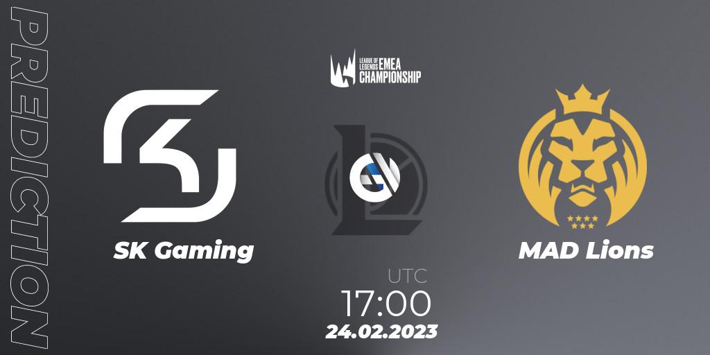 Pronósticos SK Gaming - MAD Lions. 24.02.23. LEC Winter 2023 - Playoff - LoL
