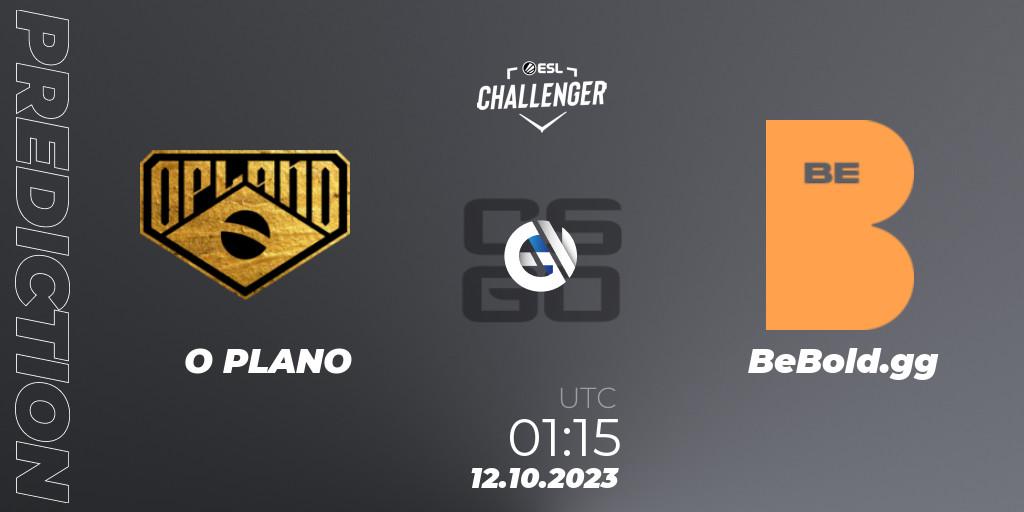 Pronósticos O PLANO - BeBold.gg. 12.10.23. ESL Challenger at DreamHack Winter 2023: South American Open Qualifier - CS2 (CS:GO)