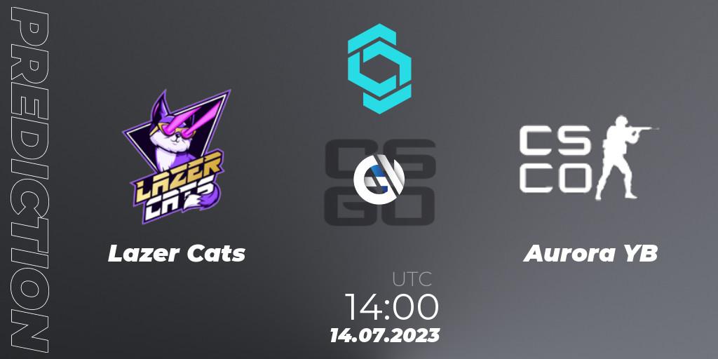 Pronósticos Lazer Cats - Aurora Young Blood. 14.07.2023 at 14:20. CCT North Europe Series #6: Closed Qualifier - Counter-Strike (CS2)