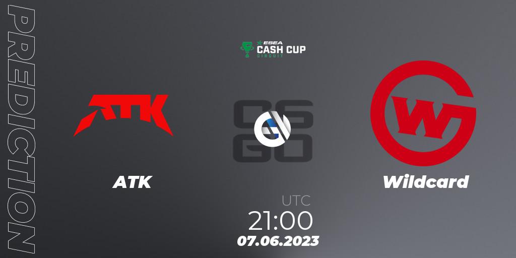 Pronósticos ATK - Wildcard. 07.06.23. ESEA Cash Cup Circuit Season 1 Finals - CS2 (CS:GO)