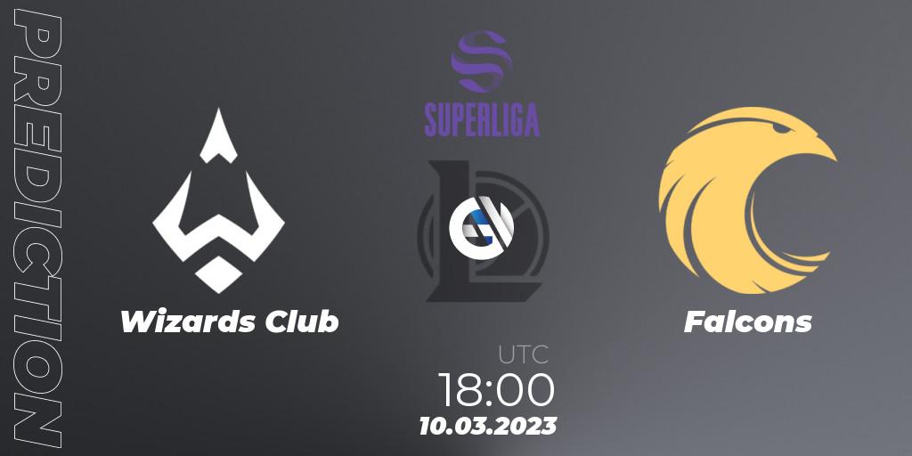 Pronósticos Wizards Club - Falcons. 10.03.2023 at 18:00. LVP Superliga 2nd Division Spring 2023 - Group Stage - LoL