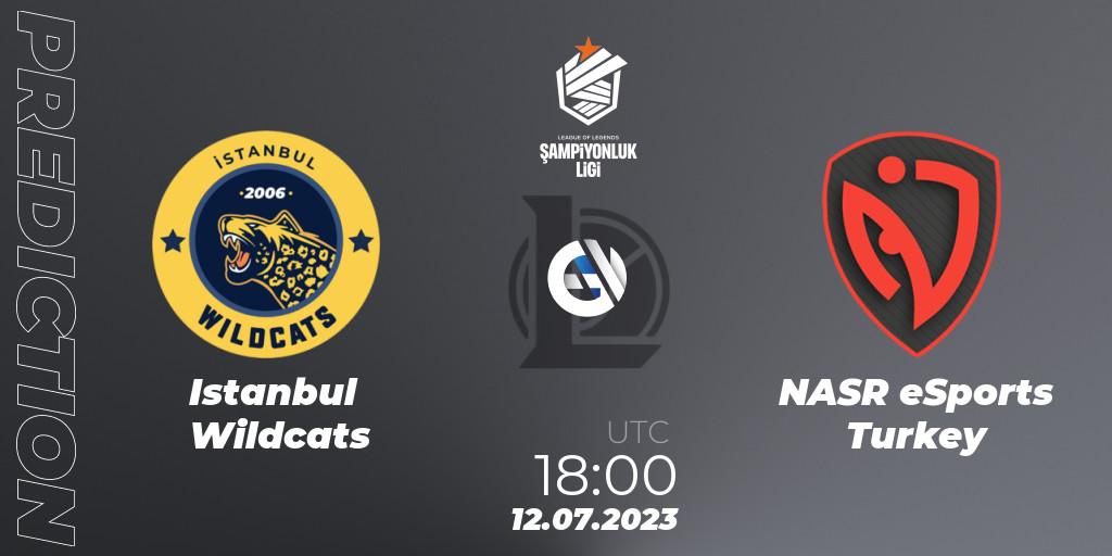 Pronósticos Istanbul Wildcats - NASR eSports Turkey. 13.07.2023 at 18:00. TCL Summer 2023 - Group Stage - LoL