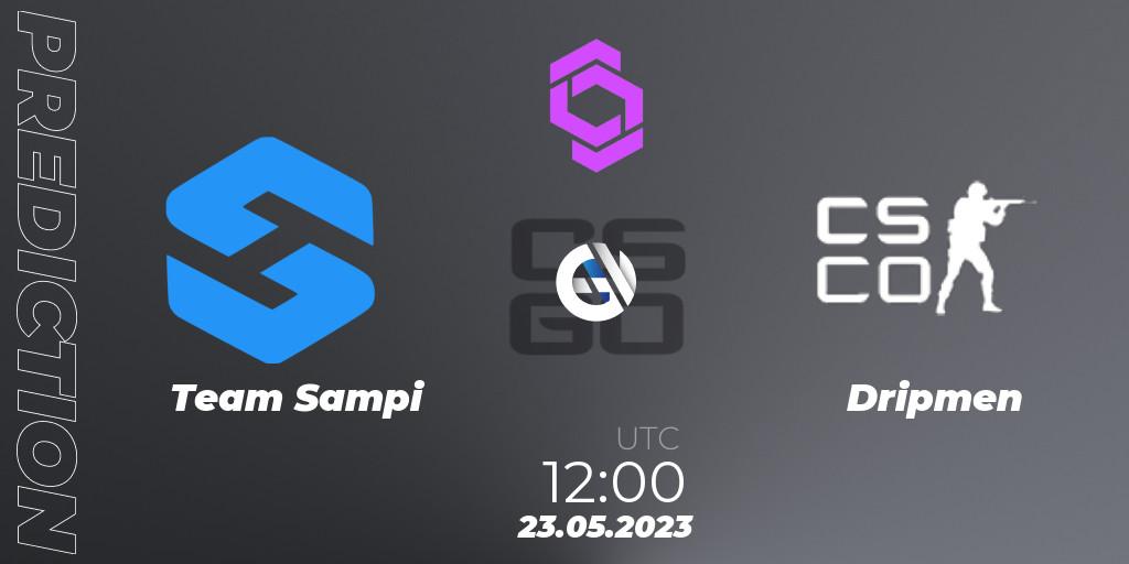 Pronósticos Team Sampi - Dripmen. 23.05.2023 at 12:50. CCT West Europe Series 4 - Counter-Strike (CS2)