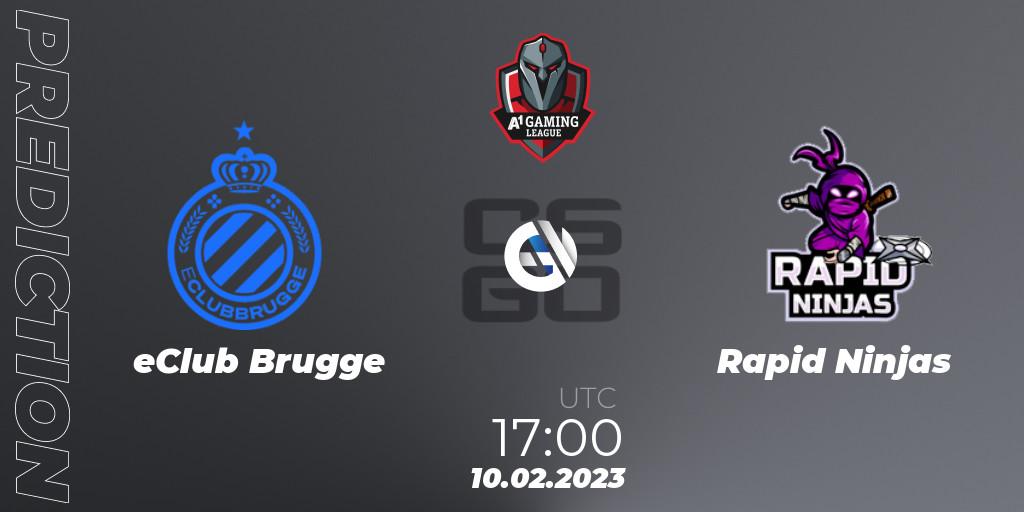 Pronósticos eClub Brugge - Rapid Ninjas. 10.02.23. A1 Gaming League 2023 - CS2 (CS:GO)