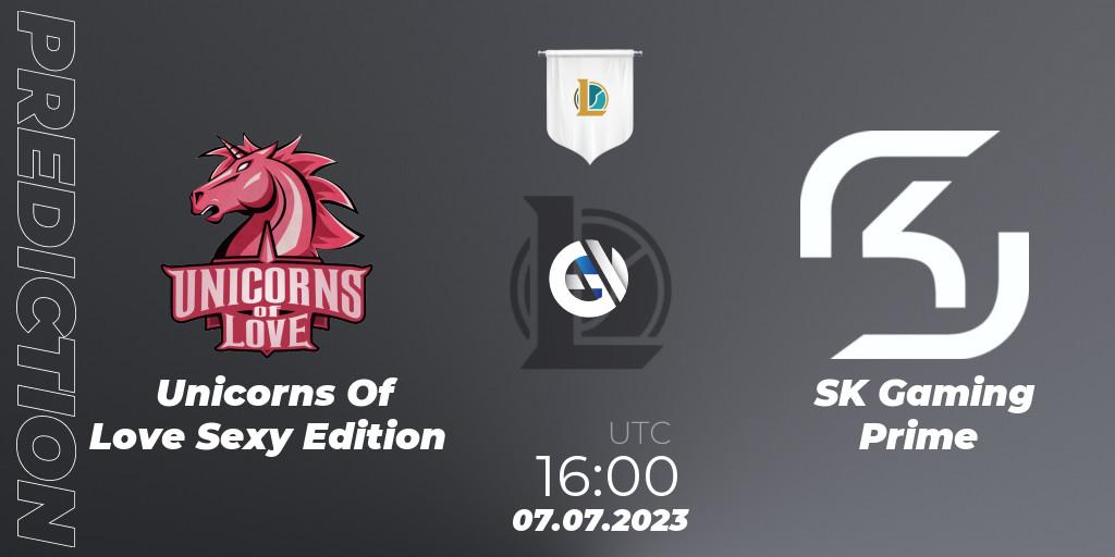 Pronósticos Unicorns Of Love Sexy Edition - SK Gaming Prime. 07.07.23. Prime League Summer 2023 - Group Stage - LoL