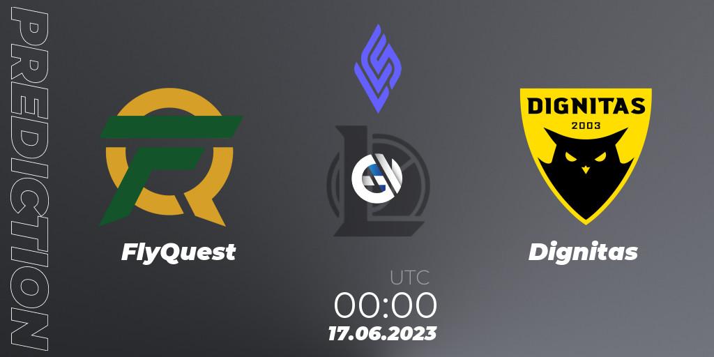 Pronósticos FlyQuest - Dignitas. 24.06.23. LCS Summer 2023 - Group Stage - LoL