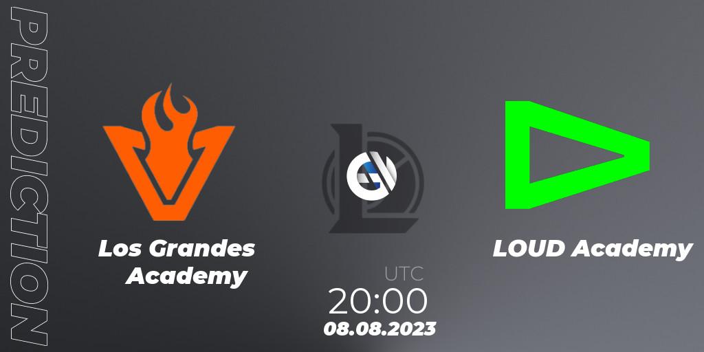 Pronósticos Los Grandes Academy - LOUD Academy. 08.08.2023 at 20:00. CBLOL Academy Split 2 2023 - Group Stage - LoL