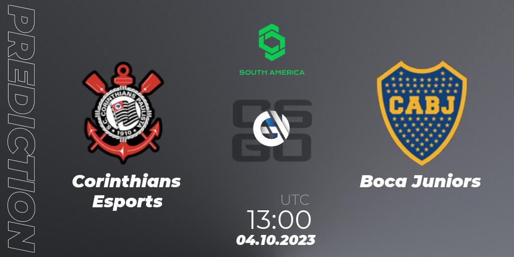 Pronósticos Corinthians Esports - Boca Juniors. 04.10.2023 at 13:00. CCT South America Series #12 - Counter-Strike (CS2)