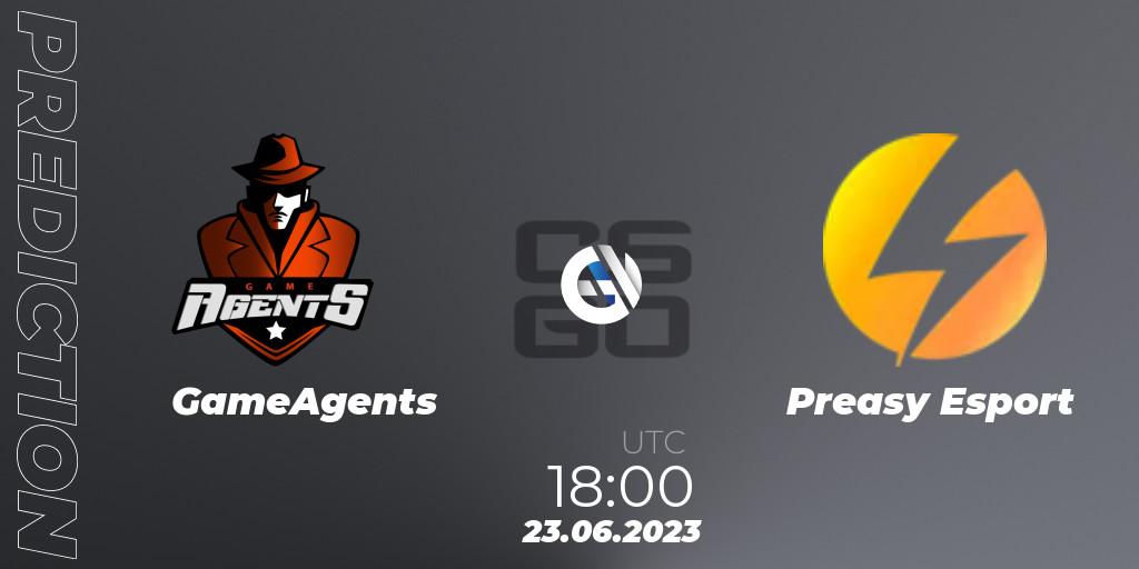 Pronósticos GameAgents - Preasy Esport. 23.06.23. Preasy Summer Cup 2023 - CS2 (CS:GO)