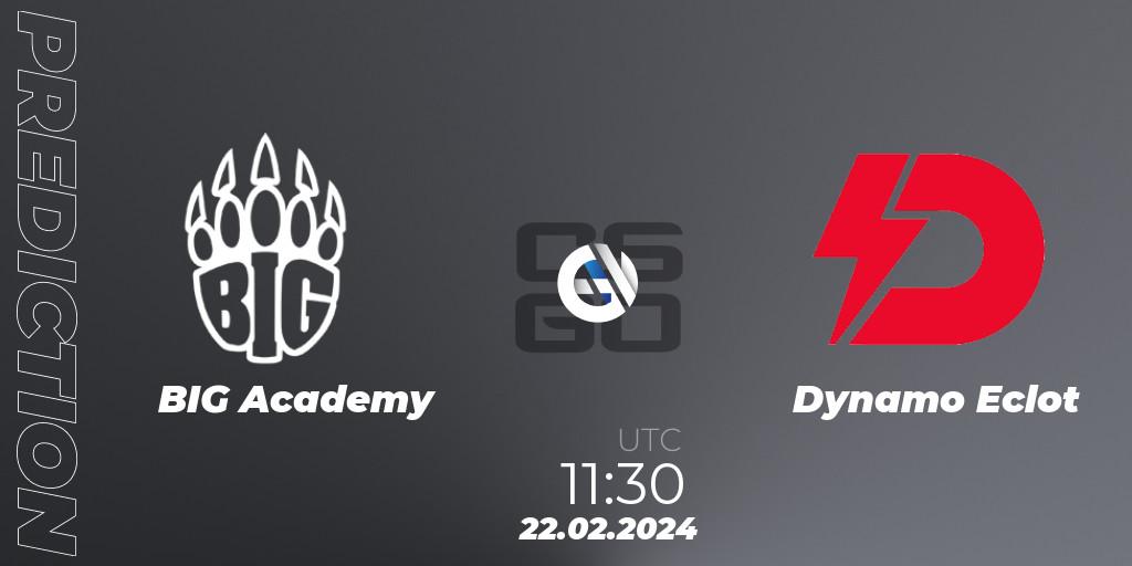Pronósticos BIG Academy - Dynamo Eclot. 22.02.24. European Pro League Season 15: Division 2 - CS2 (CS:GO)