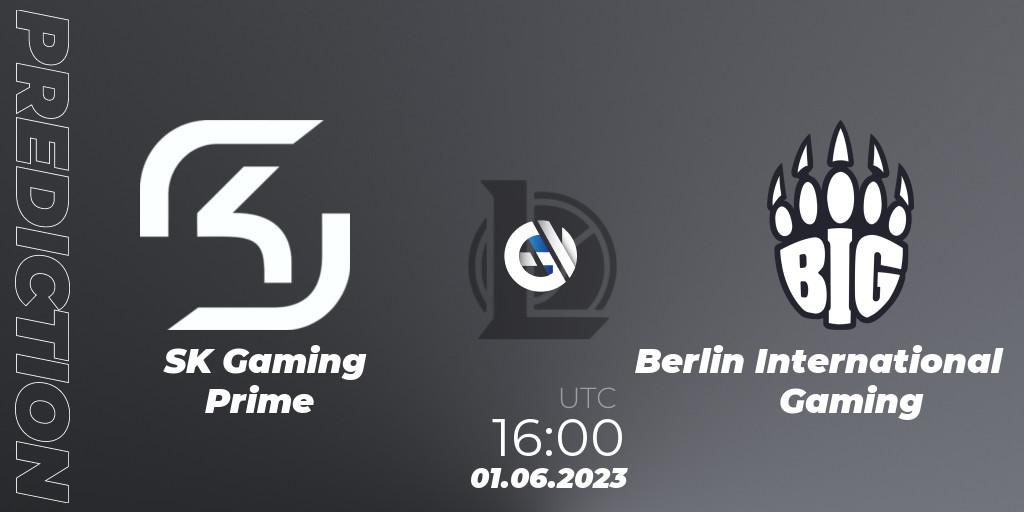 Pronósticos SK Gaming Prime - Berlin International Gaming. 01.06.23. Prime League Summer 2023 - Group Stage - LoL