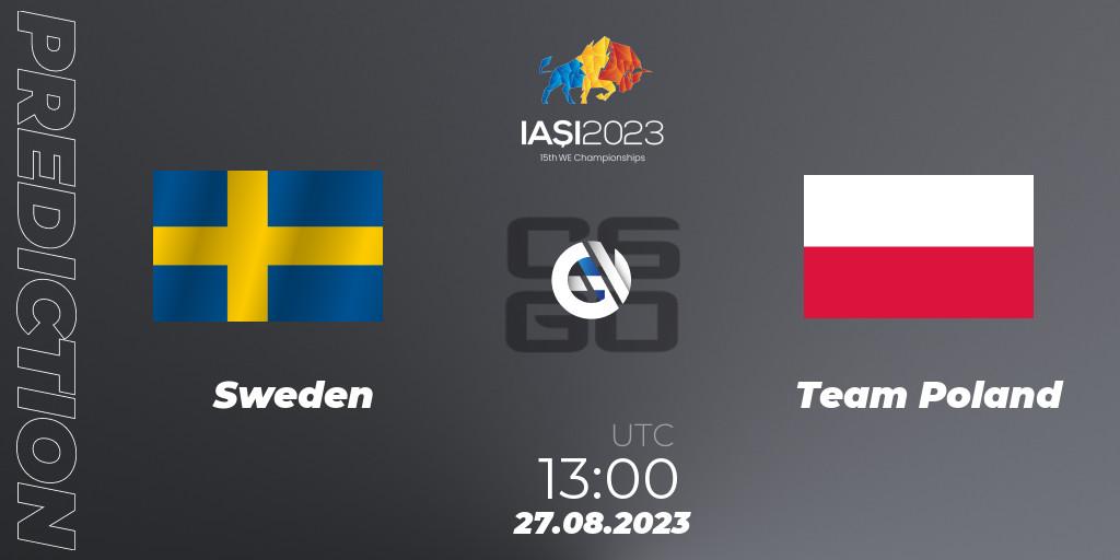 Pronósticos Sweden - Team Poland. 27.08.2023 at 17:40. IESF World Esports Championship 2023 - Counter-Strike (CS2)