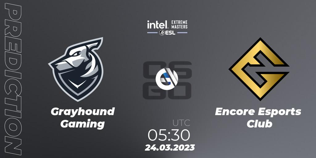 Pronósticos Grayhound Gaming - Encore Esports Club. 24.03.23. IEM Dallas 2023 Oceania Closed Qualifier - CS2 (CS:GO)