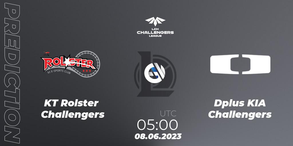 Pronósticos KT Rolster Challengers - Dplus KIA Challengers. 08.06.23. LCK Challengers League 2023 Summer - Group Stage - LoL
