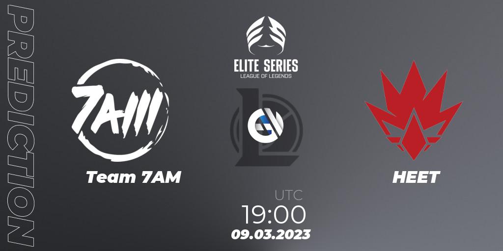 Pronósticos Team 7AM - HEET. 14.02.23. Elite Series Spring 2023 - Group Stage - LoL