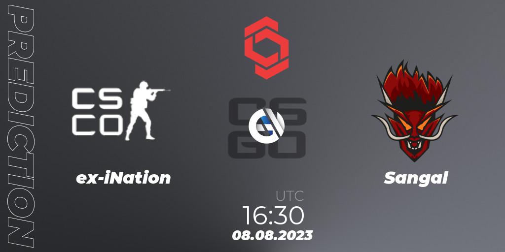 Pronósticos ex-iNation - Sangal. 08.08.2023 at 15:30. CCT Central Europe Series #7 - Counter-Strike (CS2)