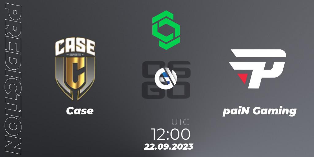 Pronósticos Case - paiN Gaming. 22.09.2023 at 12:00. CCT South America Series #11 - Counter-Strike (CS2)