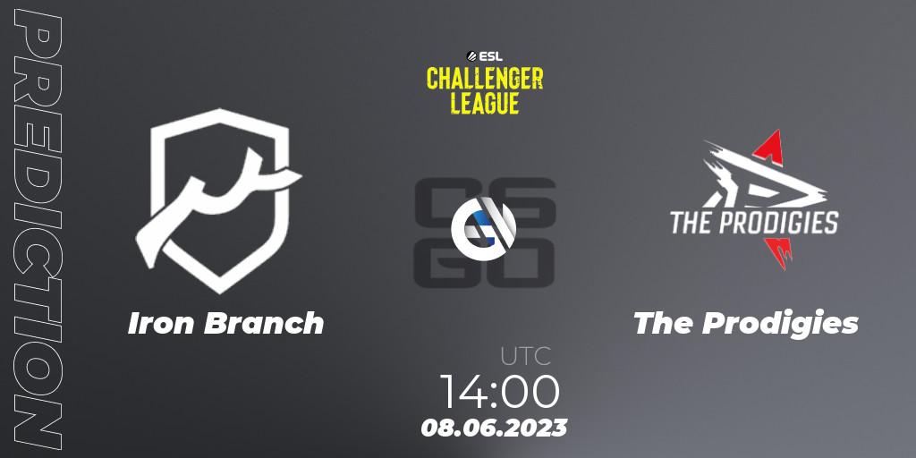 Pronósticos Iron Branch - The Prodigies. 08.06.23. ESL Challenger League Season 45 Europe Relegation - CS2 (CS:GO)
