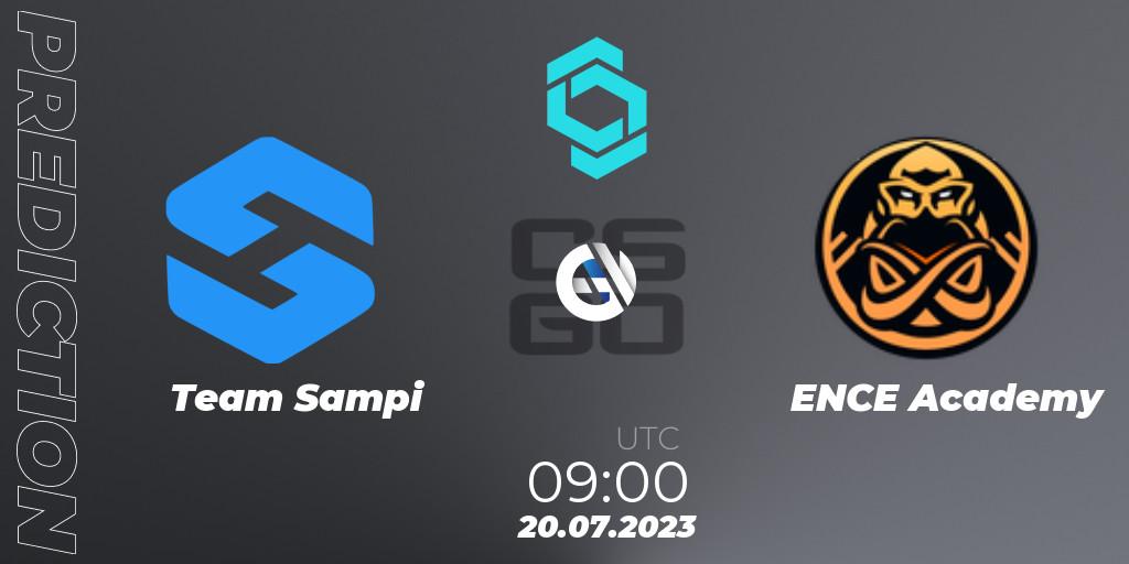 Pronósticos Team Sampi - ENCE Academy. 20.07.2023 at 09:00. CCT North Europe Series #6 - Counter-Strike (CS2)