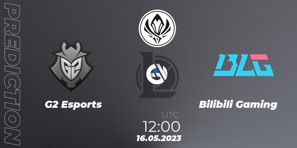 Pronósticos G2 Esports - Bilibili Gaming. 16.05.23. MSI 2023 - Playoff - LoL