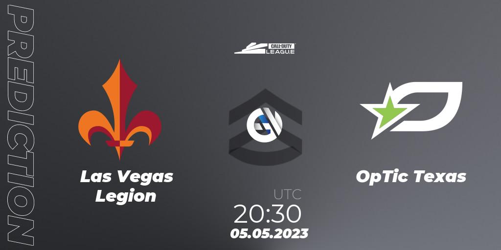 Pronósticos Las Vegas Legion - OpTic Texas. 05.05.23. Call of Duty League 2023: Stage 5 Major Qualifiers - Call of Duty