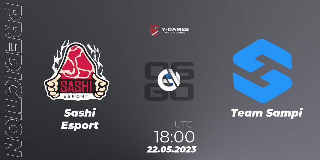 Pronósticos Sashi Esport - Team Sampi. 22.05.2023 at 15:55. Y-Games PRO Series 2023 - Counter-Strike (CS2)